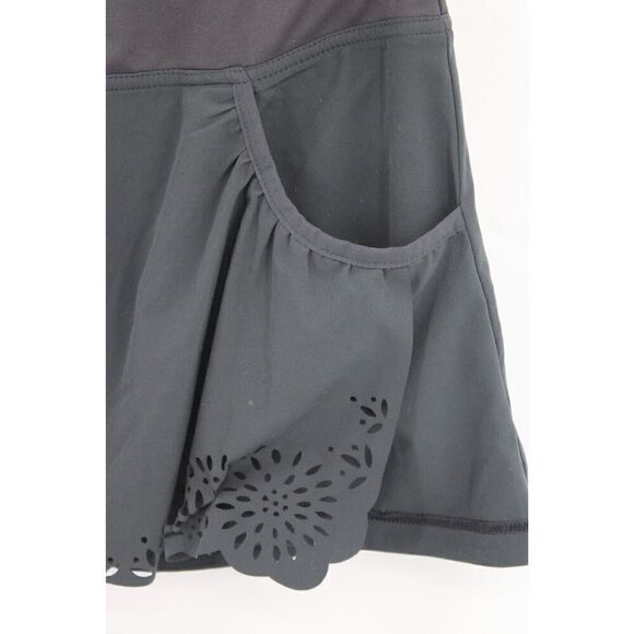 Athleta Laser Cut Tennis Skort Skirt Womens Size XXS Gray #905937 - Picture 3 of 8